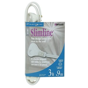 SlimLine 2235 Indoor Flat Plug Extension Cord