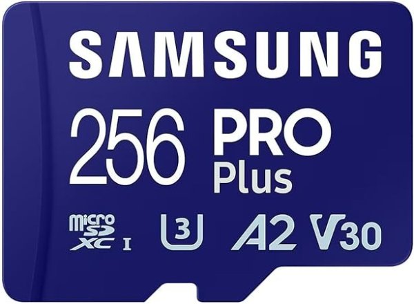 PRO Plus SD 卡，256 GB，含 USB 读卡器，