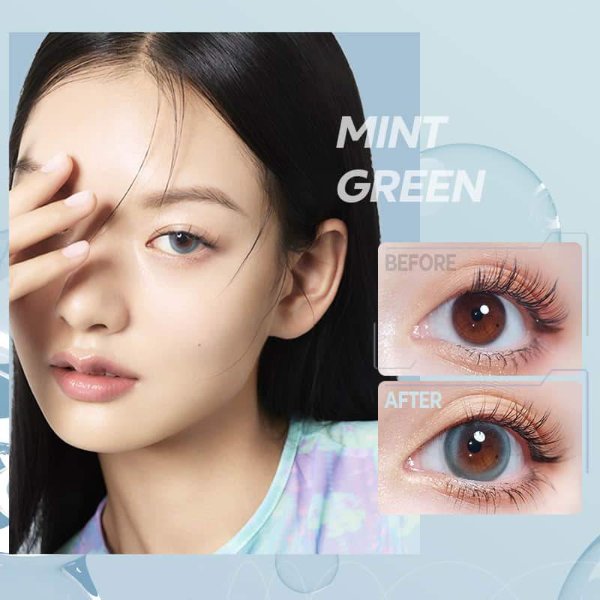 Mint Green Color Contacts 1-Day Highlight Pro(10pcs)