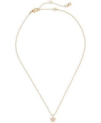 Crystal Star Mini Pendant Necklace, 17" + 3" extender