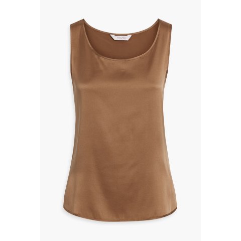 Max MaraPan stretch-silk satin tank