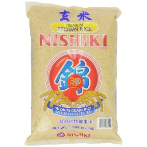 Nishiki 优质玄米（又叫糙米）, 15磅