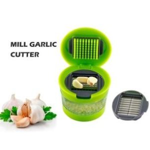 #1 Best Garlic Press Mini Chopper Garlic Mincer Slicer Dicer Grater Miniature Chopper Press for Garlic, Soft Vegetables, Nuts, Foods.