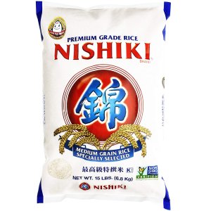 Nishiki Medium Grain Rice 15 Pound
