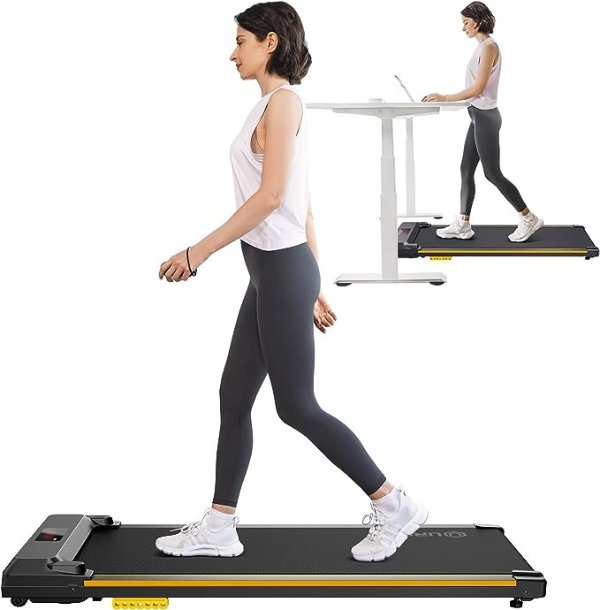 Walking Pad, Under Desk Treadmill, Portable Treadmills for Home/Office, Walking Pad Treadmill with Remote Control, LED Display
