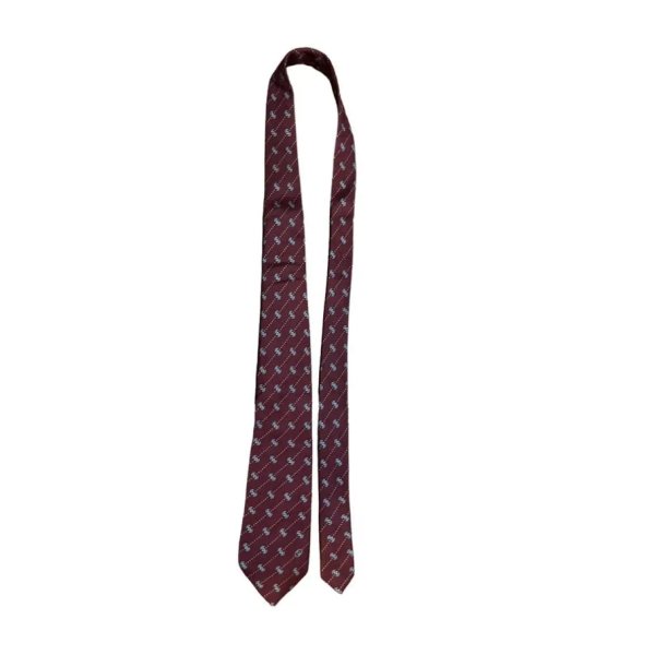 Silk tie Gucci Burgundy in Silk - 34339723