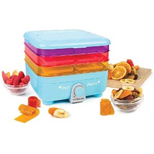 Nostalgia FSM3 Organic Leather and and Fruit Chip Snack Maker, Blue