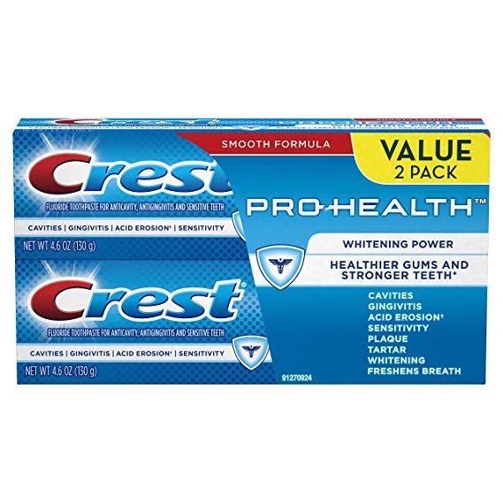 Pro-Health Whitening Power Toothpaste, 4.6oz, Twin Pack