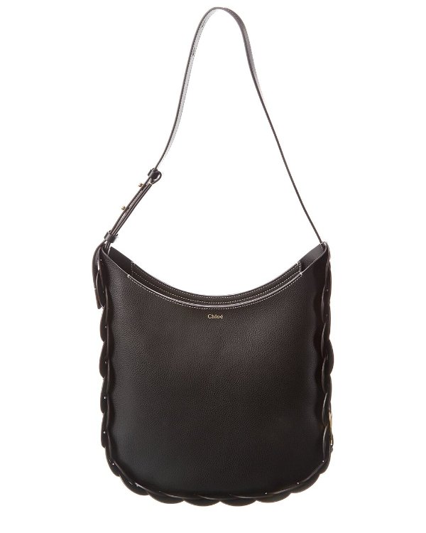 Darryl Medium Smooth Leather Hobo Bag