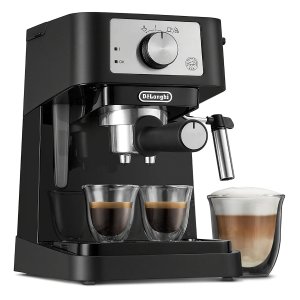 De'Longhi 手动意式浓缩咖啡机 可制作拿铁、卡布奇诺