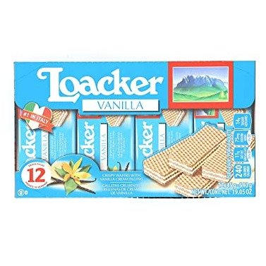Loacker Quadratini 香草口味威化饼干 1.59oz 12包