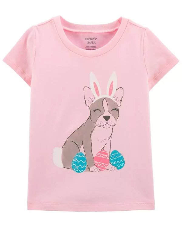 Easter Dog Jersey Tee