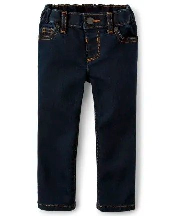 Baby And Toddler Girls Basic Super Skinny Jeans - Blueberry Wash | The Children's Place
