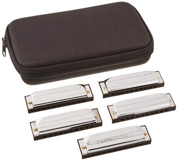 Hohner Case of Special 20s Harmonica 5-Pack- Keys of G, A, C, D, E (SPC)