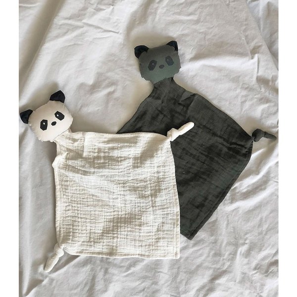 2-Pack Panda/Hunter Yoko Mini Cuddle Blankets | AlexandAlexa