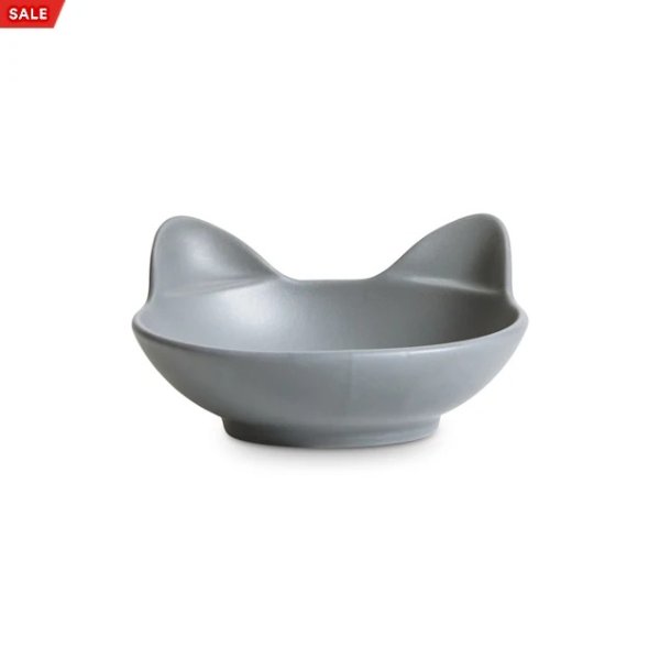 EveryYay Dining In Cat Head Ceramic Cat Bowl, 0.63 Cups | Petco