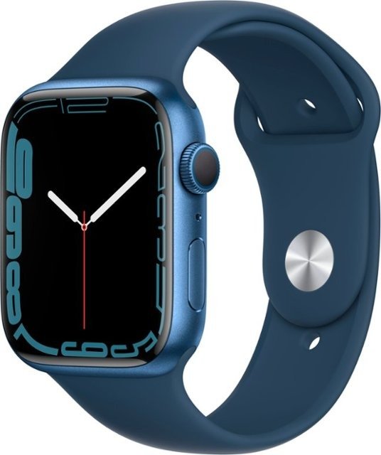 Apple Watch Series 7 (GPS) 45mm 蓝色表壳+运动表带