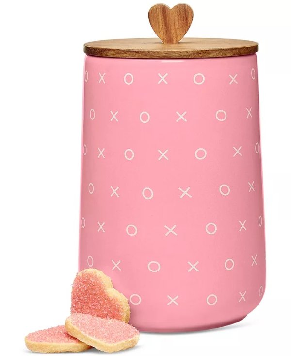 Heart Stoneware Treat Jar, Created for Macy's