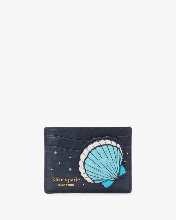 What The Shell Embellished Cardholder