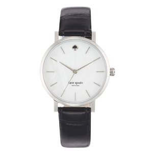 kate spade new york 'metro' embossed leather strap watch, 34mm @ Nordstrom