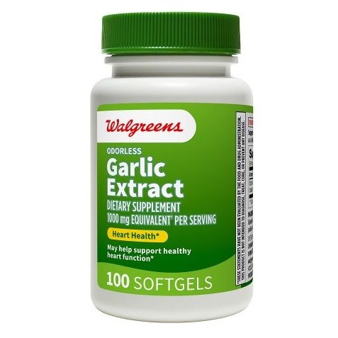 Odorless Garlic Extract 1000mg (Packaging May Vary)