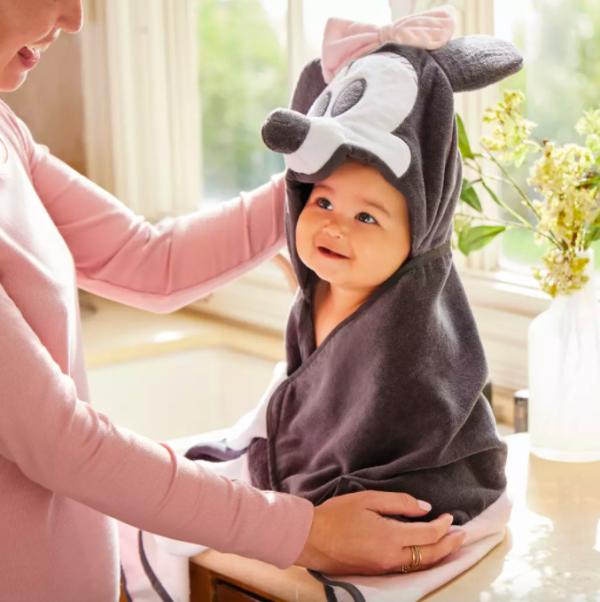 Minnie Mouse Hooded Towel for Baby | shopDisney