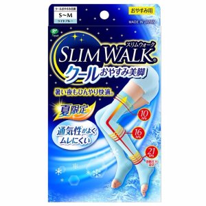 闪购 日本SLIM WALK 夏季凉感瘦腿袜