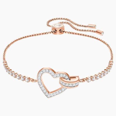swarovski爱心手链