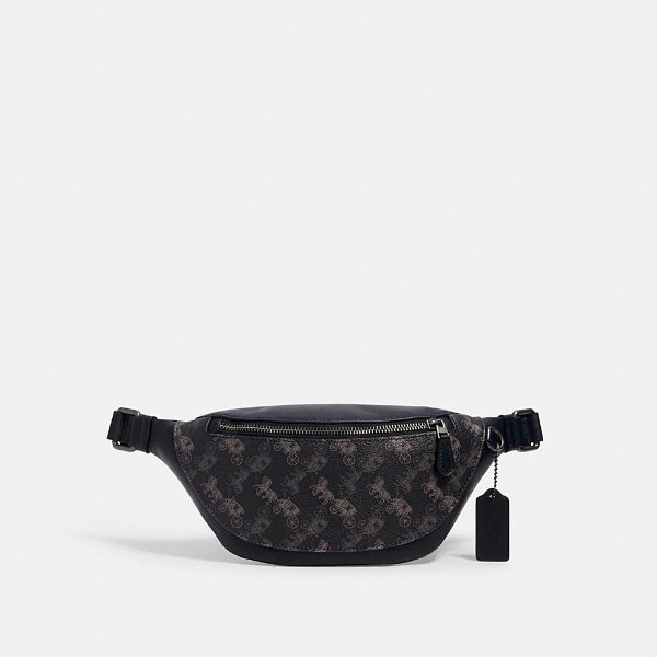 Warren Mini Belt Bag With Horse and Carriage Print