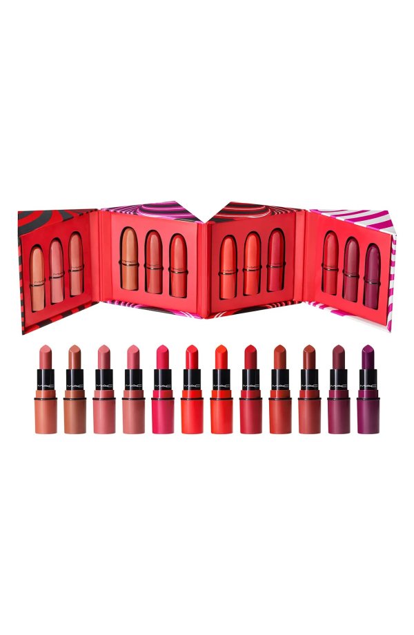 MAC Ultimate Trick Mini Lipstick Set USD $171 Value