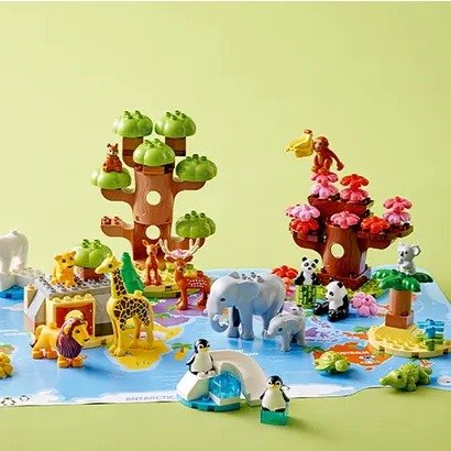 Wild Animals of the World 10975 | DUPLO® | Buy online at the Official LEGO® Shop US