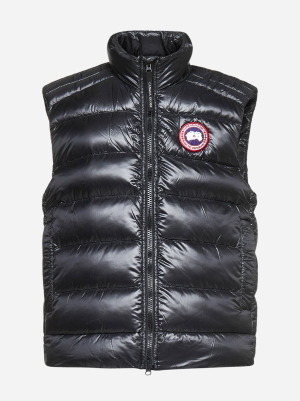 Crofton quilted nylon down vest