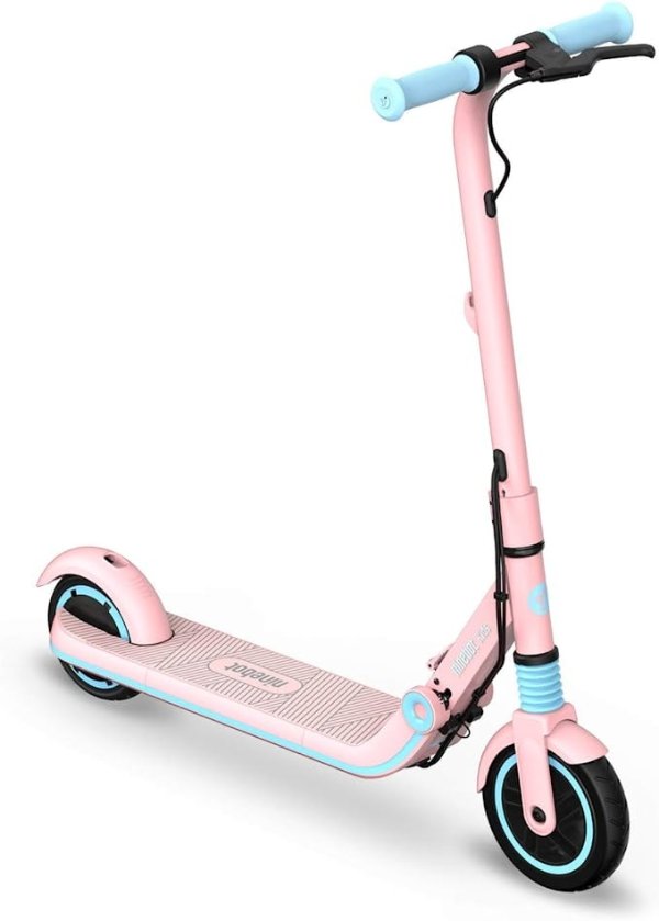 Ninebot Electric Kick Scooter ZING E8, E10, E12, C10, C8 and C9 for Kids, Teens, Boys and Girls, Lightweight and Foldable, New Cruise Mode, Pink, Blue, Yellow, Dark & Light Grey