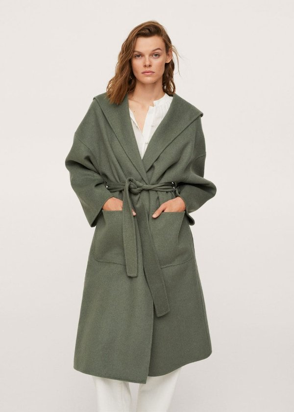 Oversize wool coat - Women | MANGO OUTLET USA