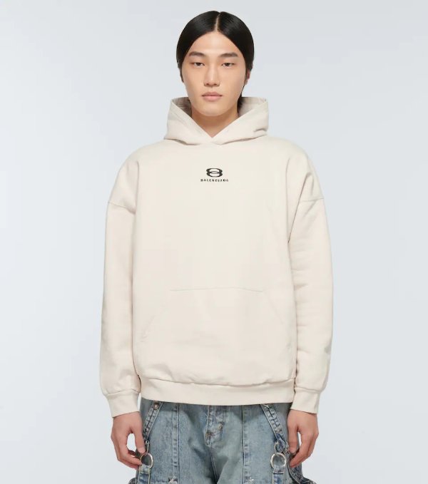 Unity cotton hooded sweatshirt