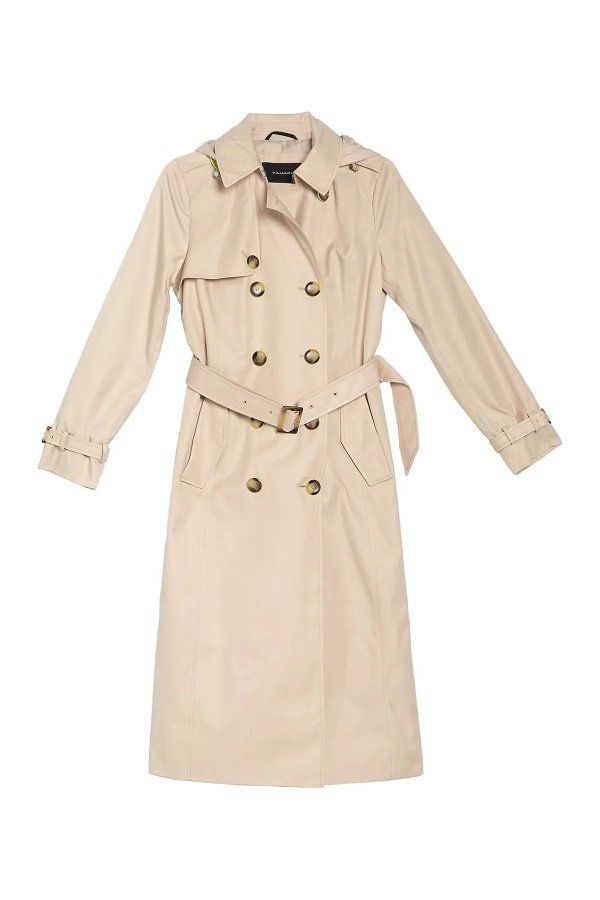 Laurie Double Breasted Maxi Trench Coat