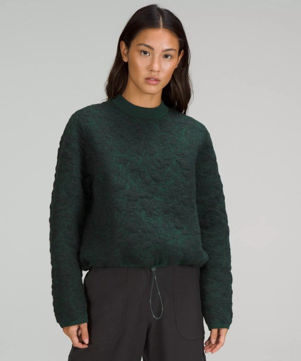 Jacquard Multi-Texture Crew Neck Sweater | Women's Hoodies & Sweatshirts | lululemon