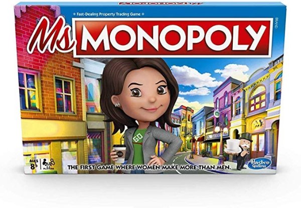 Ms.Monopoly Board Game for Ages 8 & Up