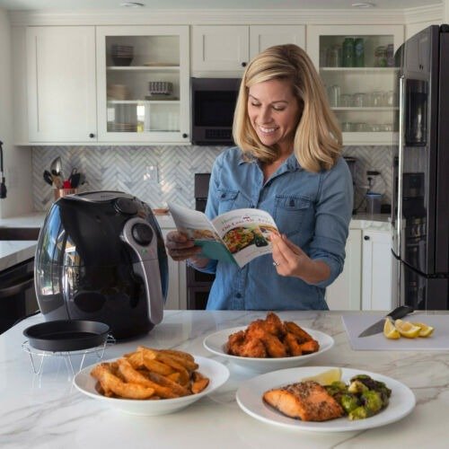 Bay Airfryer Manual Oilless Electric 3.7 Quart Fryer - AB-Airfryer100