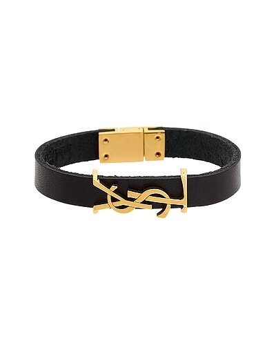 Opyum Wrap Leather Bracelet / Gilt