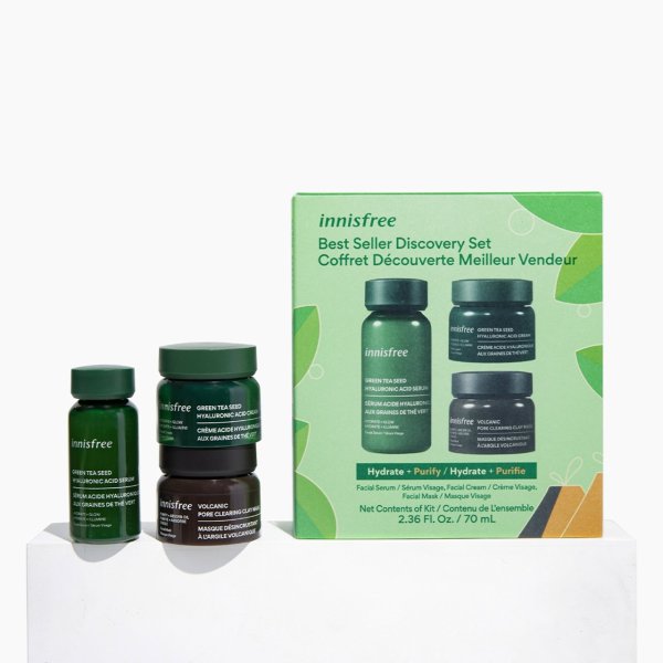 Hydrate + Purify Mini Bestsellers Discovery Skincare Set