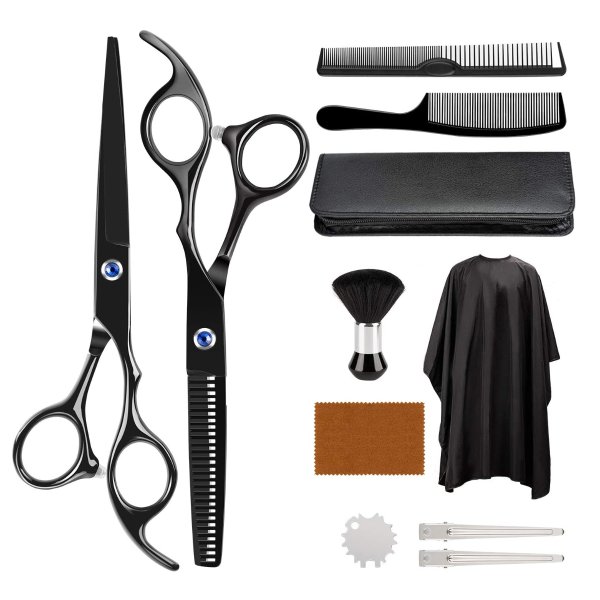 ULG 11Pcs Hair Cutting Scissors Set