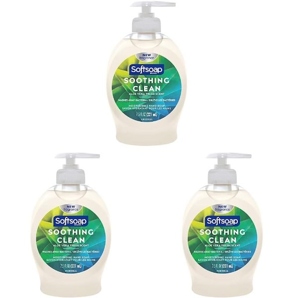 Liquid Hand Soap, Aloe - 7.5 fluid ounce (Pack of 3)