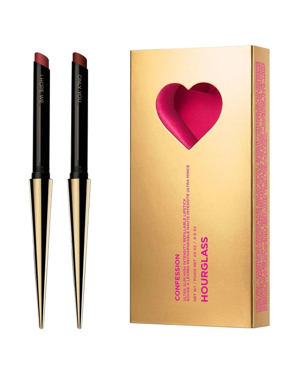 Confession Ultra Slim High Intensity Refillable Lipstick Duo - Valentines Day 2020