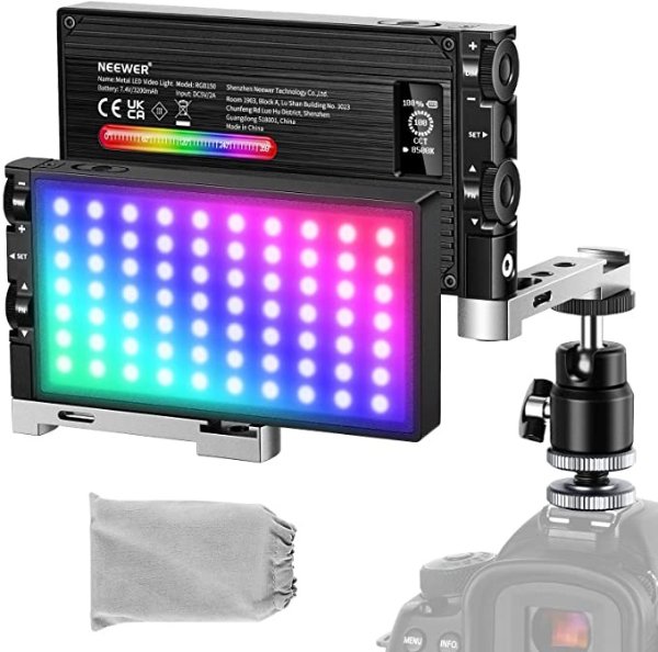 RGB LED 相机灯