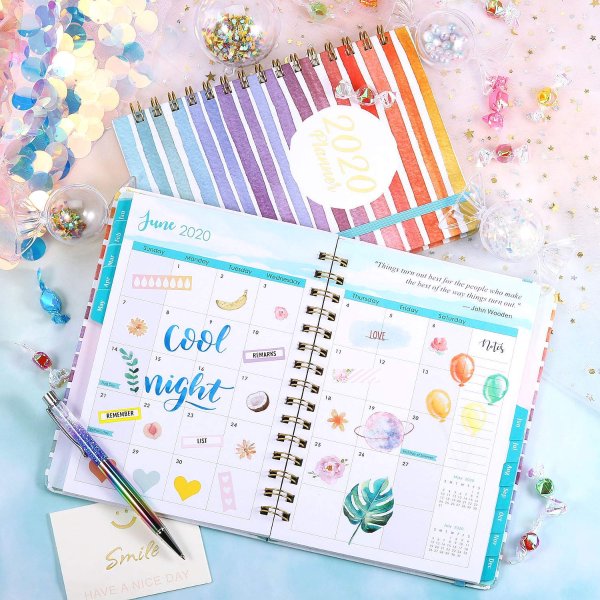 2020 Planner - Weekly & Monthly Planner with Tabs
