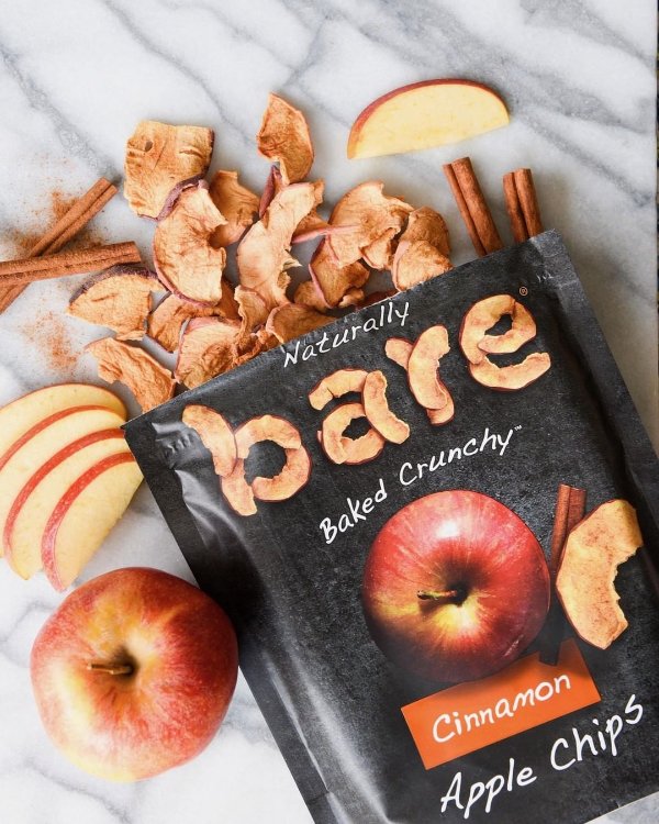Bare Natural Apple Chips, Snack Size Variety Pack, Gluten Free + Baked, 0.53 Oz (24 Count)