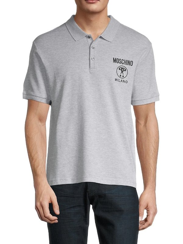 Regular-Fit Graphic Logo Polo