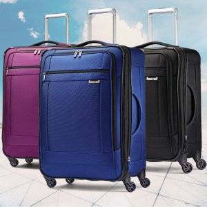 Samsonite SoLyte Expandable Spinner Suitcase Luggage + Bag