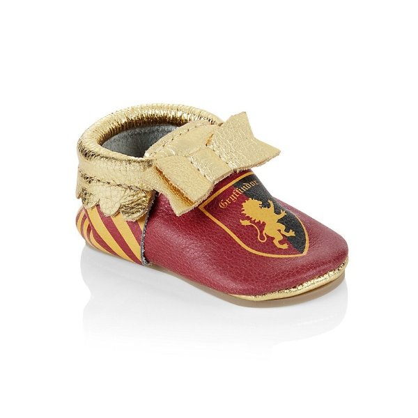 Baby's Freshly Picked x Harry Potter Gryffindor Rubber Sole Moccasins